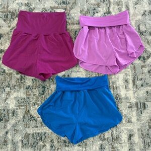 Fold-Over Athletic Shorts Bundle - Large